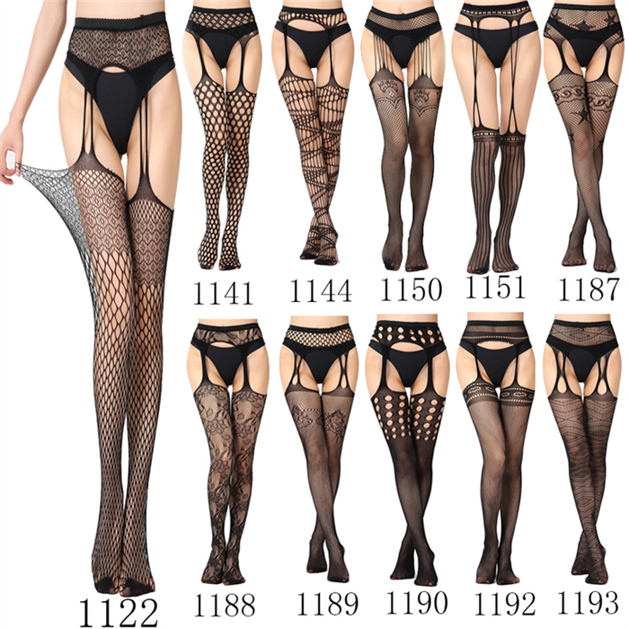 Gothic Hollow Tights Lingerie Garters Stocking